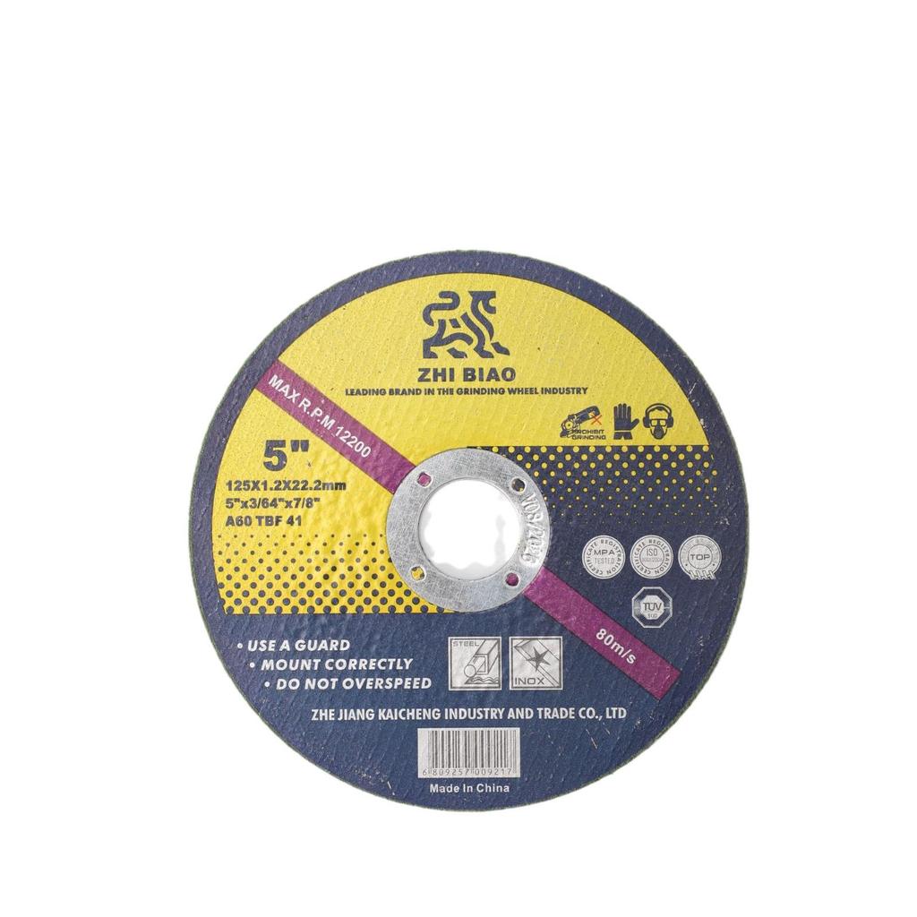 Zhibiao 125x1.2x22.2mm Metal Cutting Disc for Angle Grinders