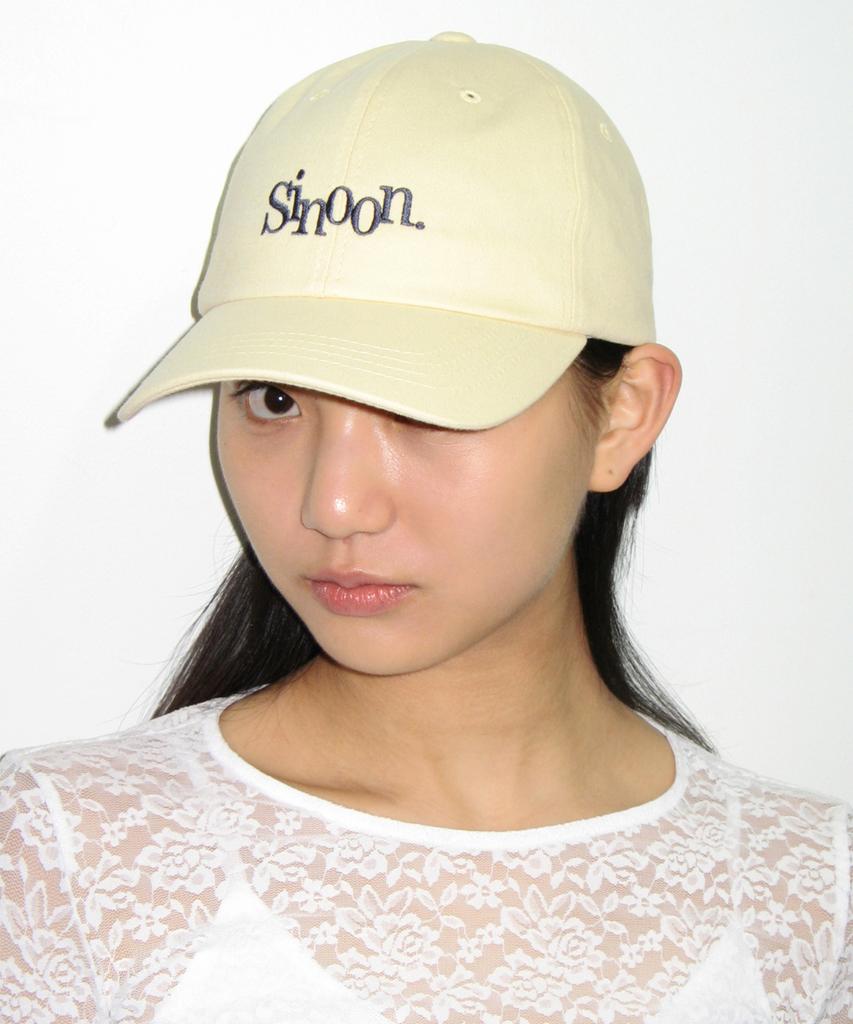 SINOON Classic Logo Cap (Cream Yellow)