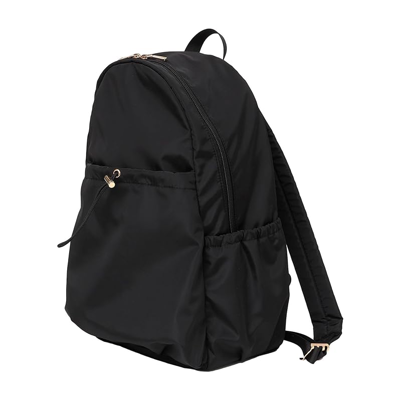 

[Ships Any] ladies A4 gather Drost pocket backpack 720030072 black ONE SIZE