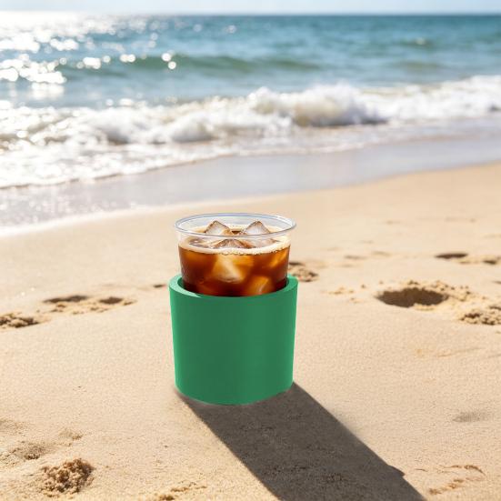 Sand Beach Cup Holder, Twist Beach Drink Stand for Cans And Bottles, Portable Outdoor Cup Stabilizer for Beach Camping Picnic