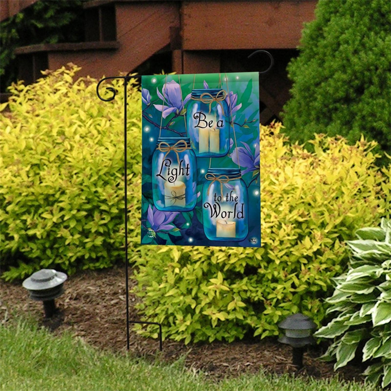 

Садовый флаг Крытый открытый дом Украшение Печатный флаг