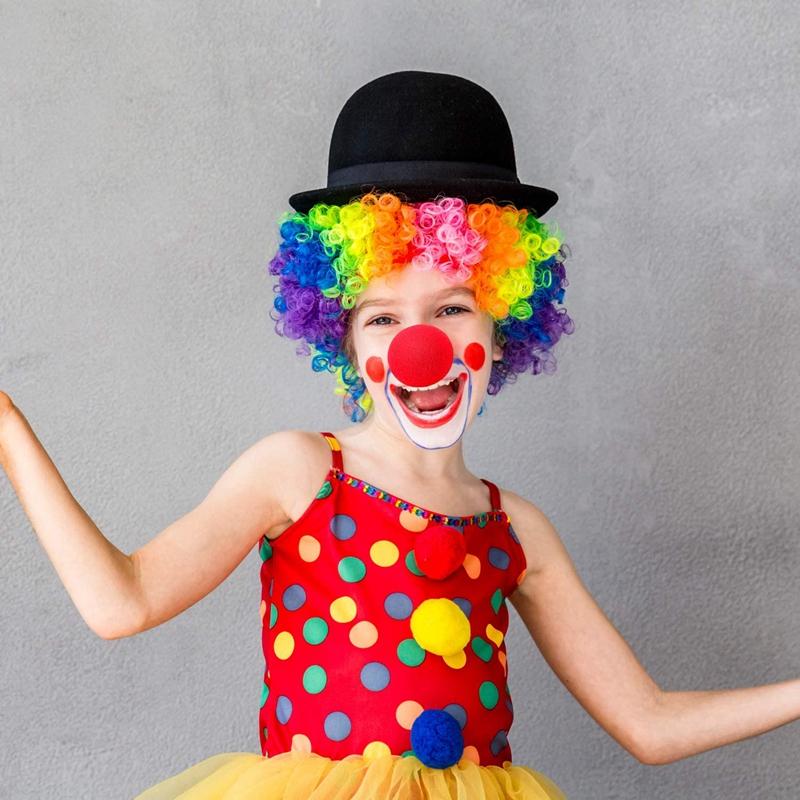 60 Sztuk Czerwonych Nosów Klauna Noski do Cosplayu Piankowe Noski Cyrkowe Na Halloween Boże Narodzenie Karnawał Imprezę Kostiumową Przebranie