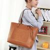 Vintage Handbag Women Brown Leather Shoulder Bag Lady Retro Tote Large PU Handbags Bolso Fashion Bag