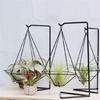 Decorative Iron Plant Stand Modern Geometric Styles Stable Construction For Living Spaces Balcony Use
