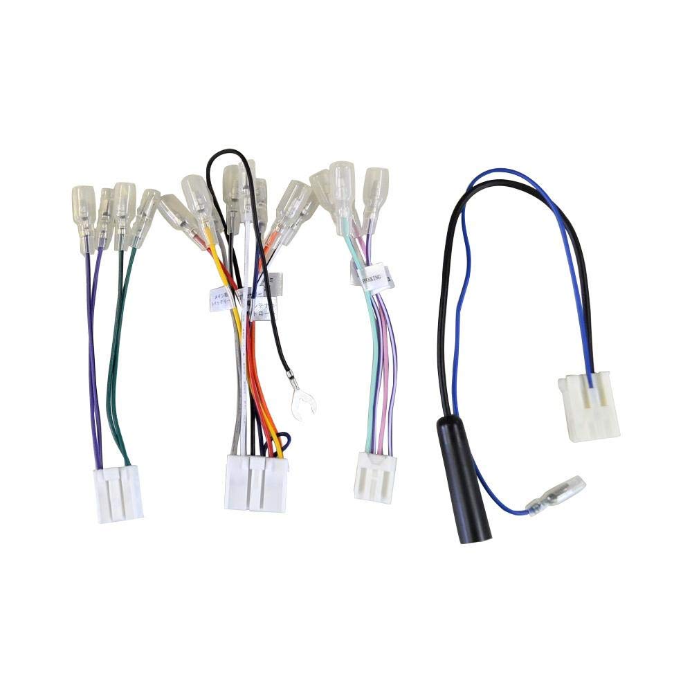 Catch Hunter G18TB Genuine Toyota & Daihatsu 10P/6P Reverse Stereo Harness Coupler for Contractors + Speed Sensor + Antenna Conversion