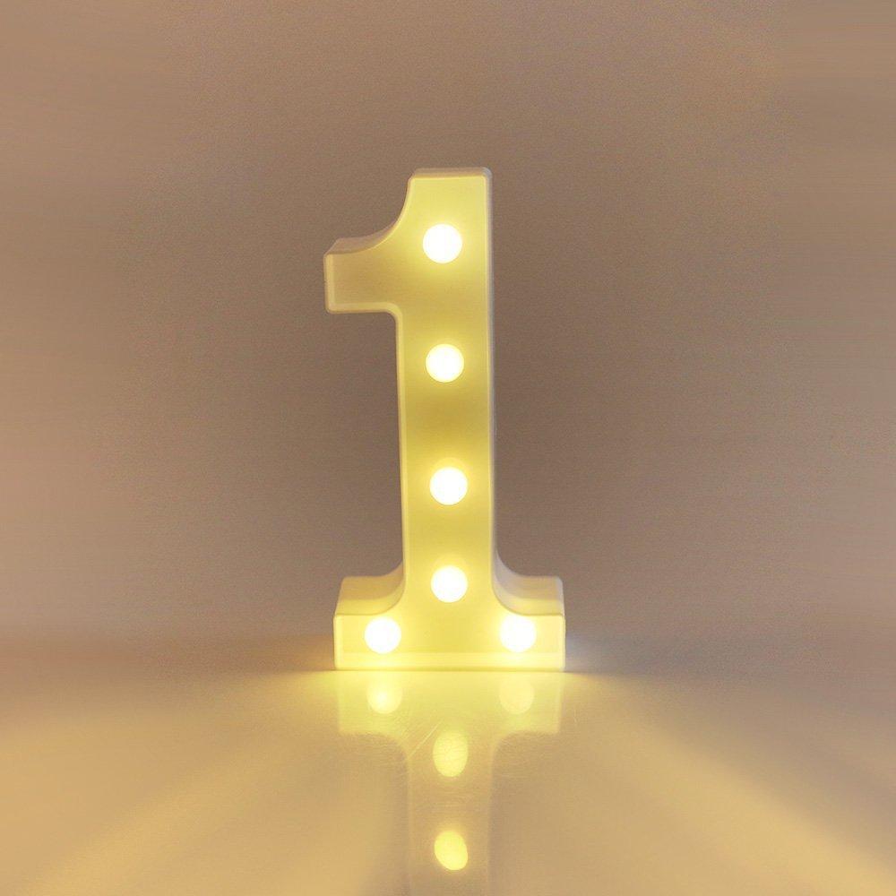 Wedding Decorative 26 Alphabet Name Letter LED Lights Luminous Number Lamp Romantic Theme Home Party Bedroom Decor Night Light