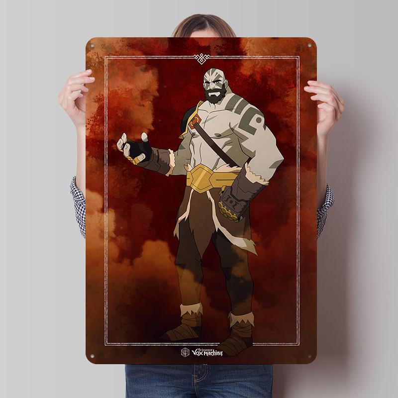 The Legend of Vox Machina Tinplate Posters Customizable Wall Art Retro Vintage Metal Tin Signs for Home and Decoration Gaming