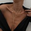 Vintage Starfish Multi Layer Necklaces & Pendants For Women Girl Gold Beach Choker Long Necklace BOHO Jewelry