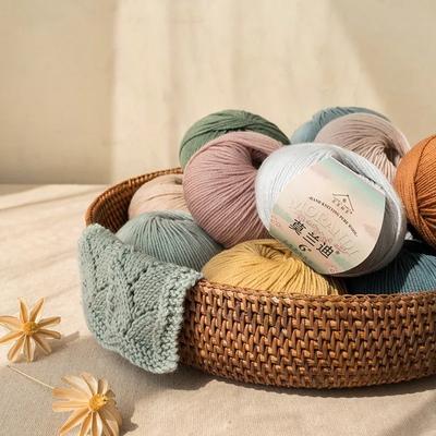 50g/Role Příze z merino vlny pro ručně pletenou šálu, svetr, čepice 105 metrů Háčkovaná Hřejivá Měkká a Pohodlná Vlněná Příze na Oblečení