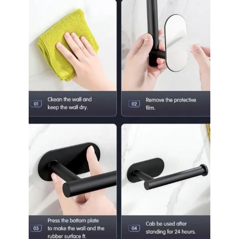 Bathroom Storage Towel Rack, Minimalist Storage Rack, Bathroom Towel Rack, Multi-functional Toilet Storage Rack, Tissue Rack