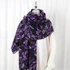 2024 Jesień/Zima Nowy Drukowany Kaszmir Jak Długi Szalik Szal Damski Ciepły Szalik Szal Zagęszczony Aksamitem
