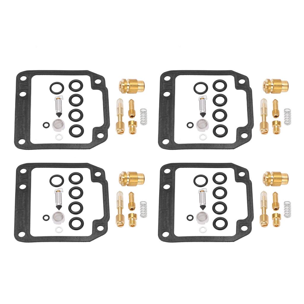 60pcs Motorcycle Carburetor Repair Kit Rubber Metal Replacement for Yamaha FZ600 1986?1988