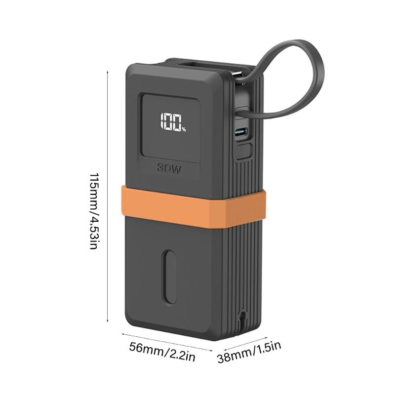 Shockproof Chargers Case Housing Universal Fit For Power Backup Nonslip Silicone Cover Easy Snap Installation Material