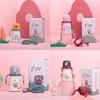 Cute Cartoon Kids Insulated Water Bottle With Soft Straw For School And Outdoor Use