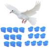 Bird Feeding Bowl Thickened Plastic Feeder Tray Water Food Container for Parrot Cage Birds