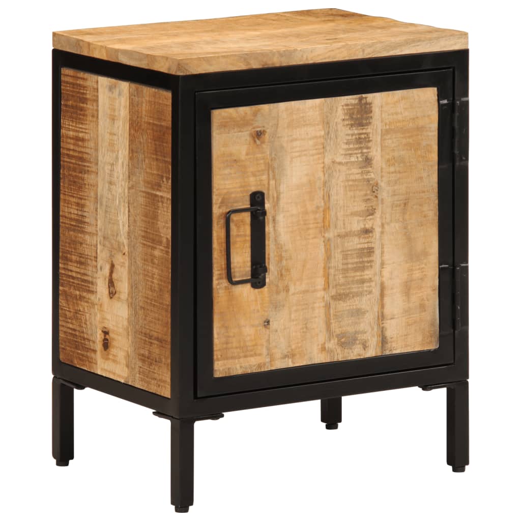Nightstand 40 x 30 x 52.5 cm Rough Solid Mango Wood