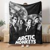 Arctic Monkeys Disco Ball Flannel Blanket Super Soft Warm Cozy Blanket For Sofa Bed Office Travel Allseason Home Decor Gift
