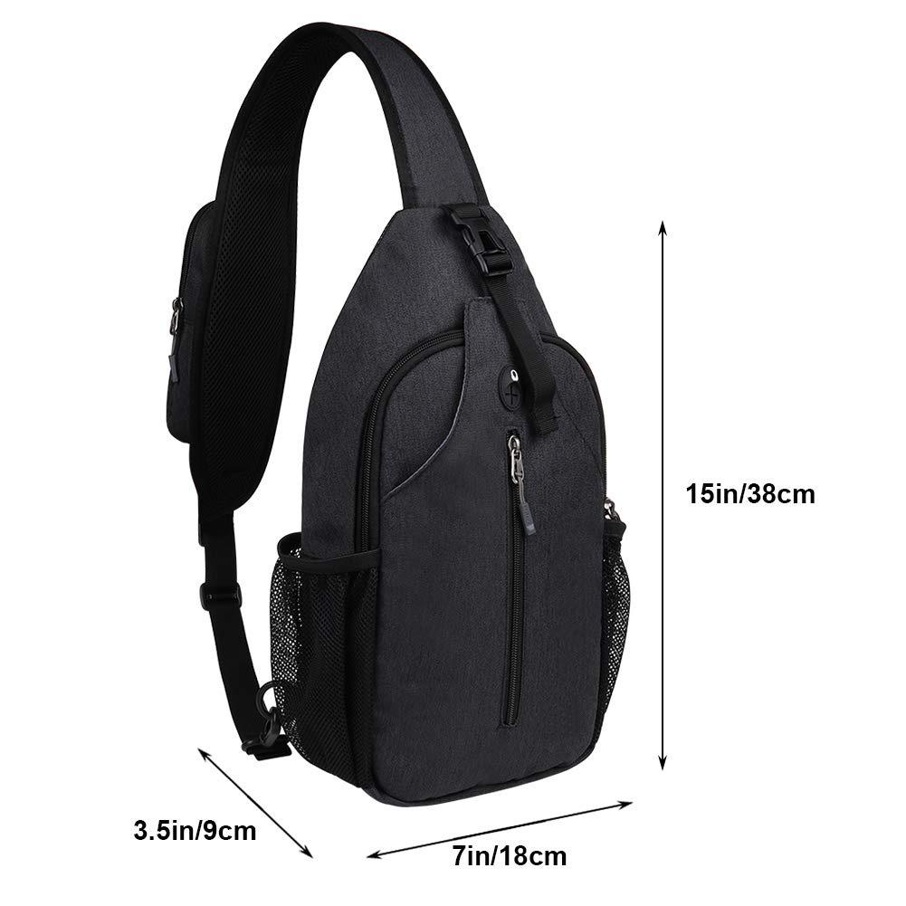 Men's Crossbody Outdoor Chest Bag: Trendy, Wear-Resistant, Waterproof, and Fashionable Single Shoulder Bag