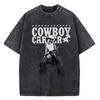 Cowboy Carter Album Beyonce Tour Vintage Washed T Shirt Men Women Streetwear Hip Hop TShirts Summer Tees Tops Cotton