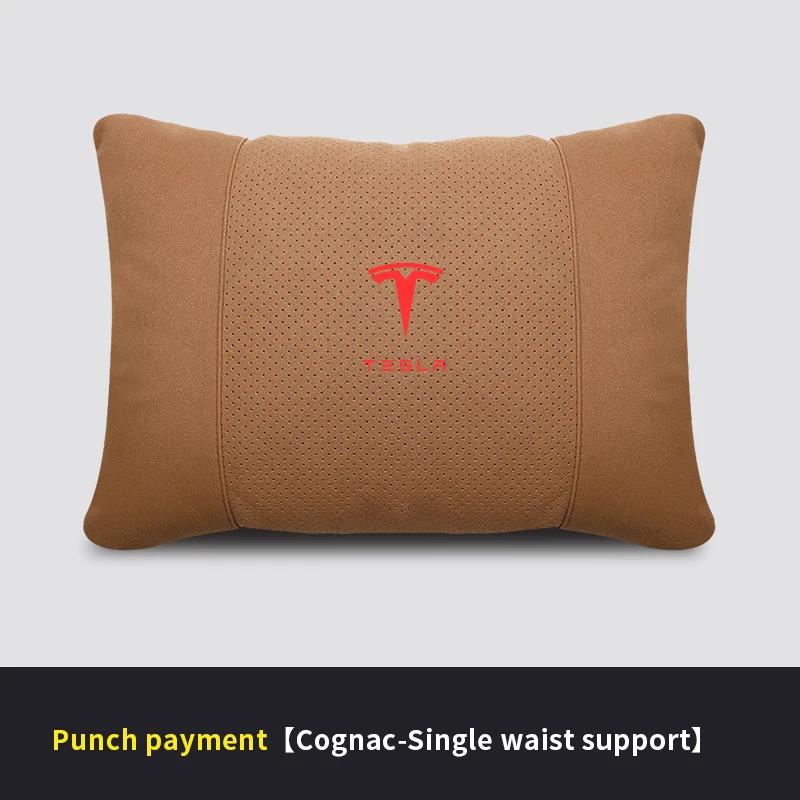 RETG9 Car Neck Pillow for Tesla Model 3 Y S X Car Headrest Neck Support Seat Soft Neck Pillow Automobile Tesla Interior Accessories