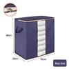 Thickened Cotton Quilt Bag: Durable, Dustproof, Large Capacity, Non-Woven Storage for Clothes