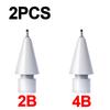 Pencil Nibs for Apple Pencil 1st 2nd Generation Needle Tube Damping Mute Wear-resistant Elastic Stylus Pen Tips for iPencil 1 2