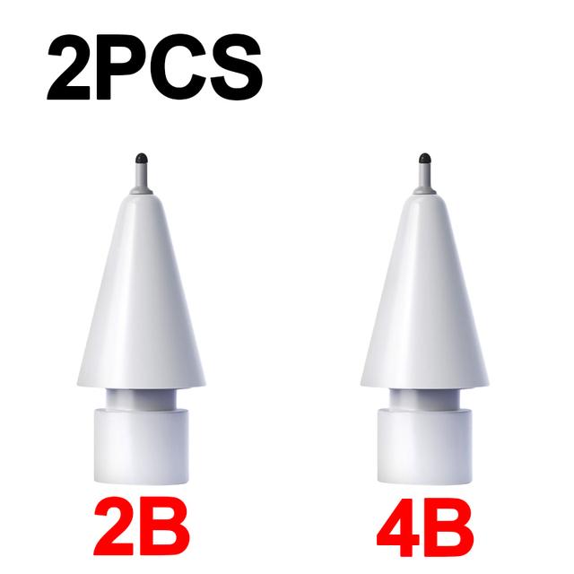Pencil Nibs for Apple Pencil 1st 2nd Generation Needle Tube Damping Mute Wear-resistant Elastic Stylus Pen Tips for iPencil 1 2