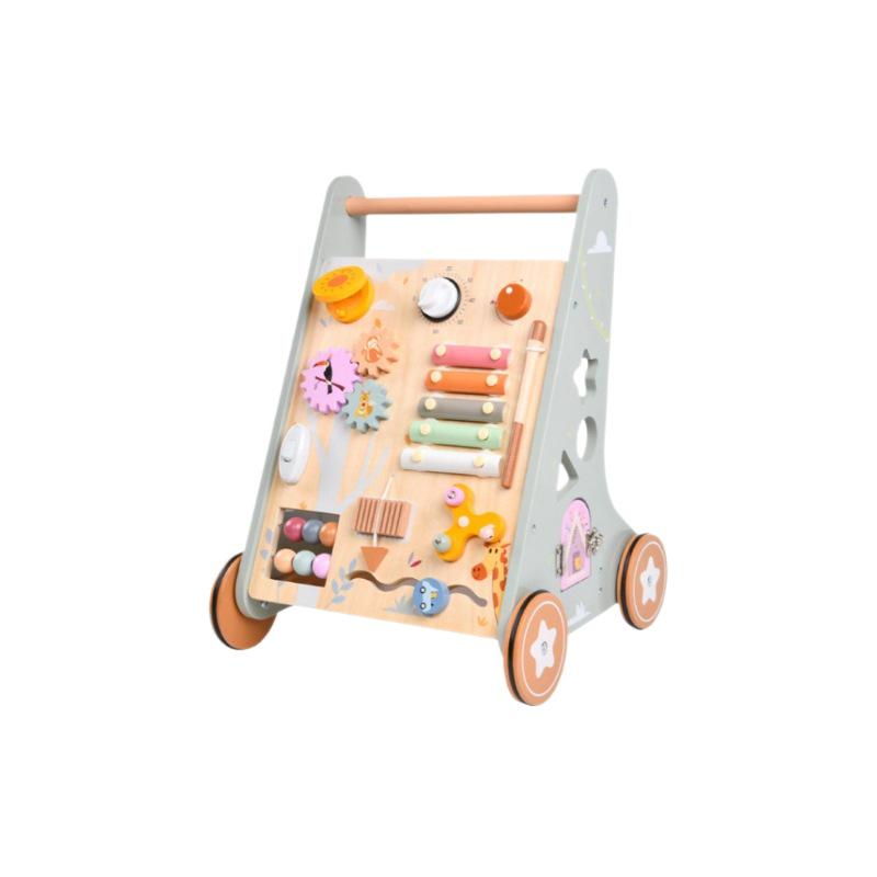 Wooden Baby Push Walker Stroller: Ideal First Birthday Gift
