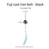Black Japanese Wind Chime Southern Cast Iron Rock Wind Chime Beautiful Home Charm Chime Durable