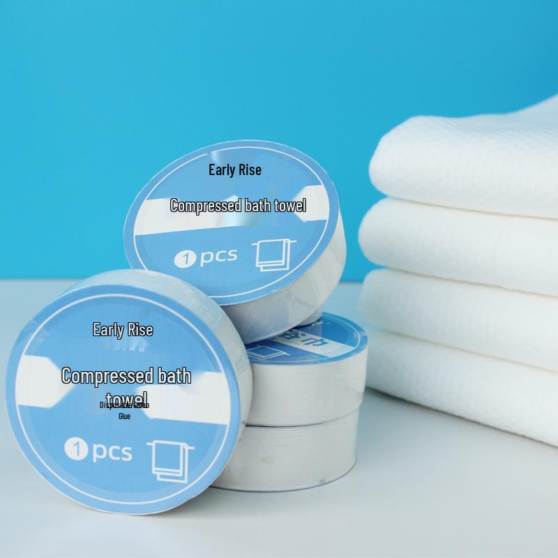 Individually Packaged Thick Disposable Compressed Face Towels for Travel and Hotel