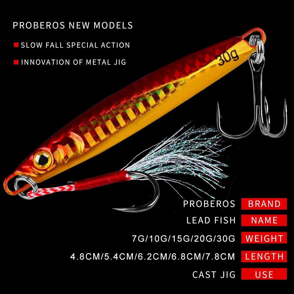 Metal Jig Vib Blade Lure Long Shot Sinking Vibration Baits Vibe for Bass Pike Fishing Lures ZPG