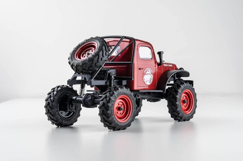 FMS Scale Realistic RC Finished Model Mud Racer 4x4 Power Wagon Red Electric Radio Control FMS12401RED 1/24