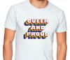 Queer and Proud Pride Rainbow T Shirt, Hoodie, Tank Top or Long Sleeve