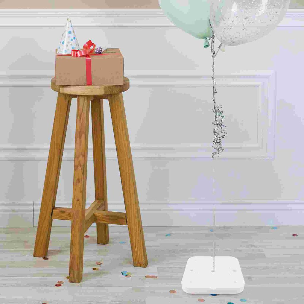 4 Stück Wasserfüllbasis Ballonständer Gewichte Zeltgewichte Säulenstützen Bogen Spritzgussbasis Ballonbasis Party Hochzeit