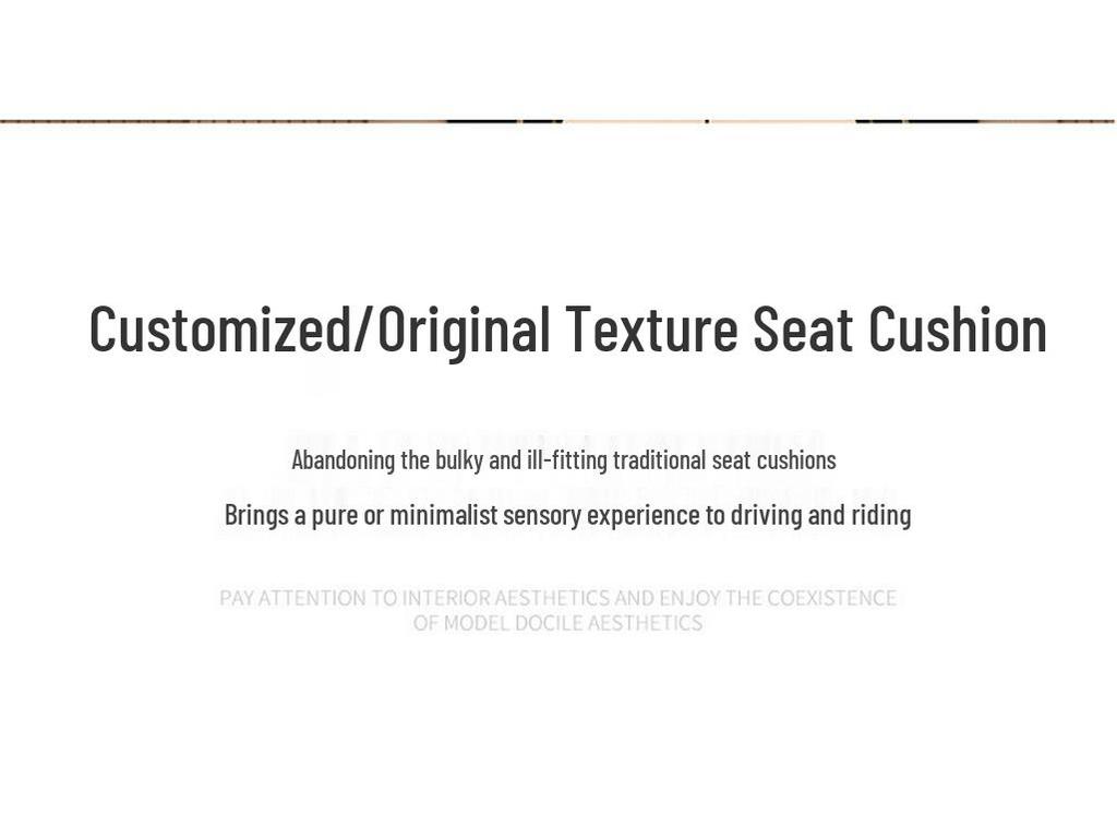 Thunder E5 Universal Leather Car Seat Cushion (New Model, Five-Seat, All-Season)