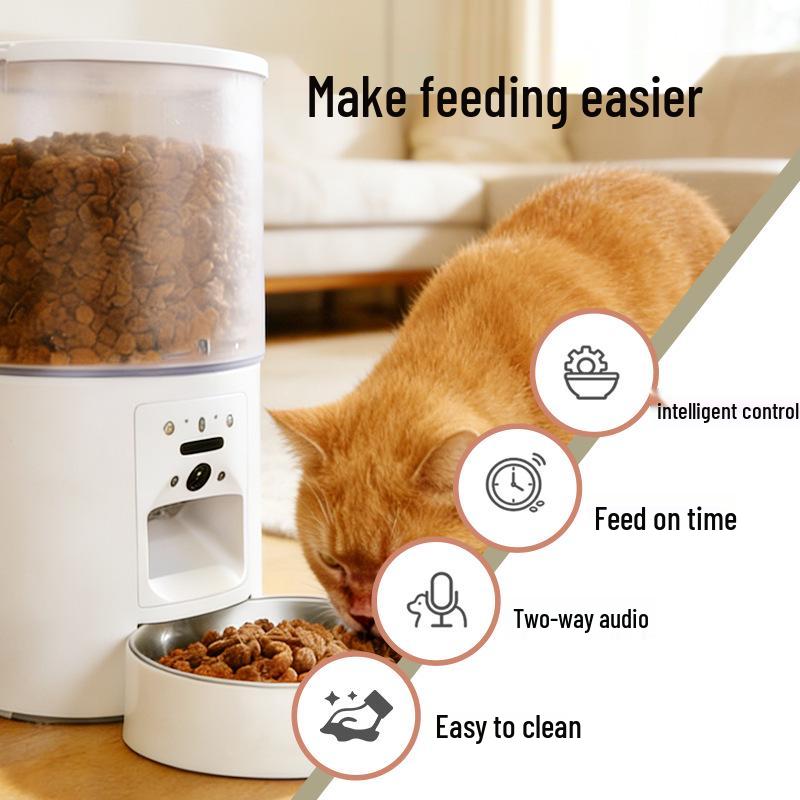 Smart Cat Feeder with Camera and Remote Monitoring