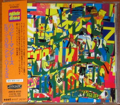 CD HAPPY MONDAYS - Pills'n Thrills and Very Akes AMCE6032 EastWest Japan, 1999 Japan ObiDance & Electronica Gebraucht