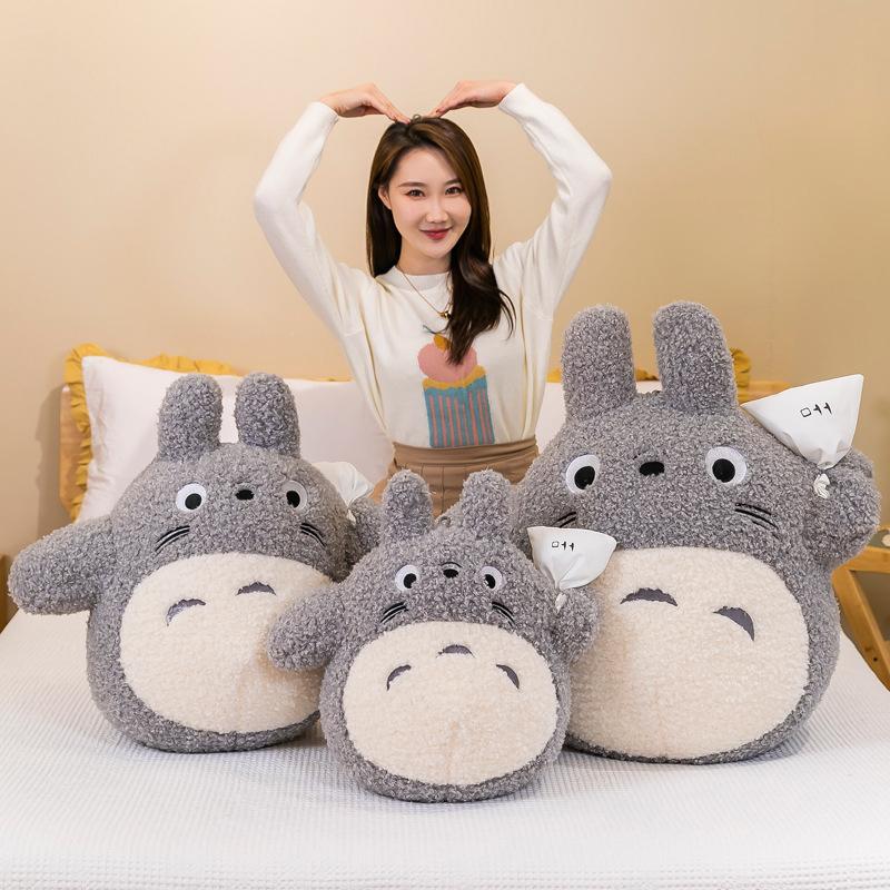 50-70cm My Neighbor Totoro Plush Toy Stuffed Doll Cartoon Cute Anime Star Hug Pillow Gift for Kids Birthday Room Decoration