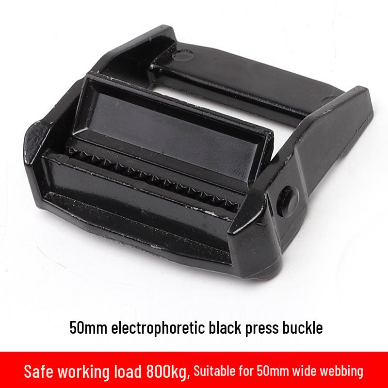 1-Inch Zinc Alloy Press Buckle: Galvanized Webbing Tension Lock Accessory for Adjustment and Binding