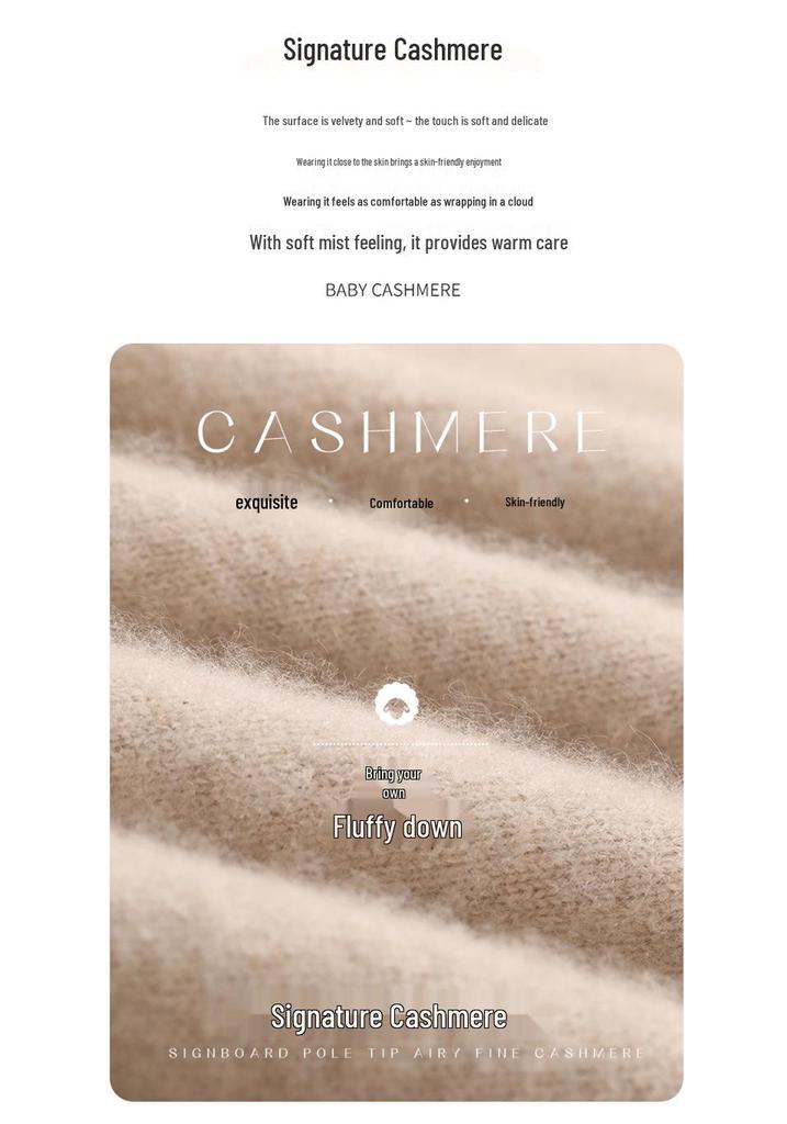 Women's Cashmere V-Neck Sleeveless Vest & Shawl Knit Sweater - Autumn/Winter Collection