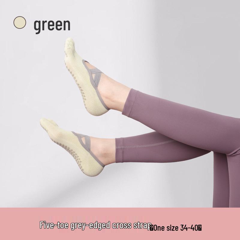 Women s Non-Slip Five-Finger Yoga Socks – Summer, Shock-Absorbing Pilates & Fitness Boat Socks
