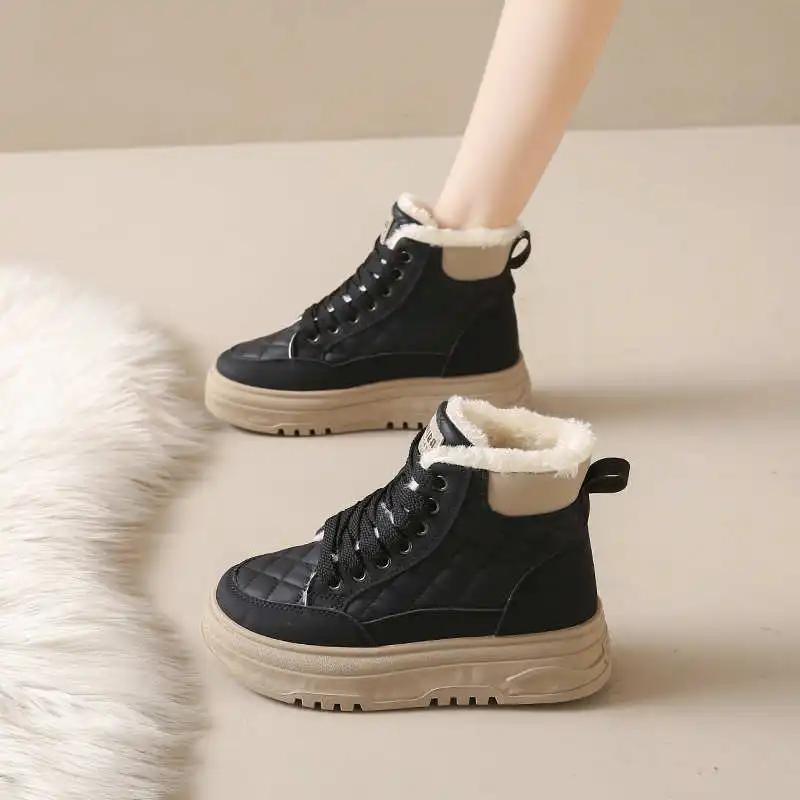 Fashion Snowshoe Dark Womans Lady Sneakers Casual Colored Shoes Ladies Spring Fashion Sport Beskets Sports-et-leisure Joggings