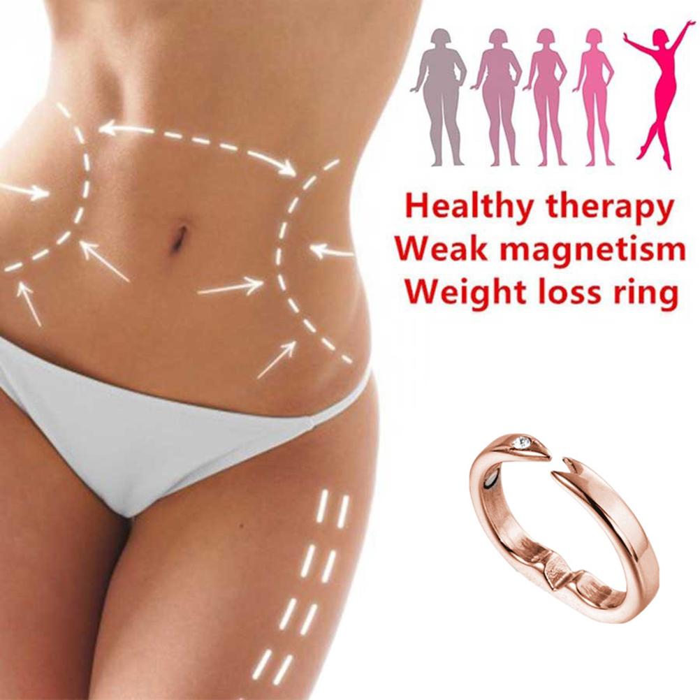 2 Pack Lymphatic Drainage Magnetic Ring Adjustable Opening Ring Weight Loss Slimming Magnetic Ring for Men Women