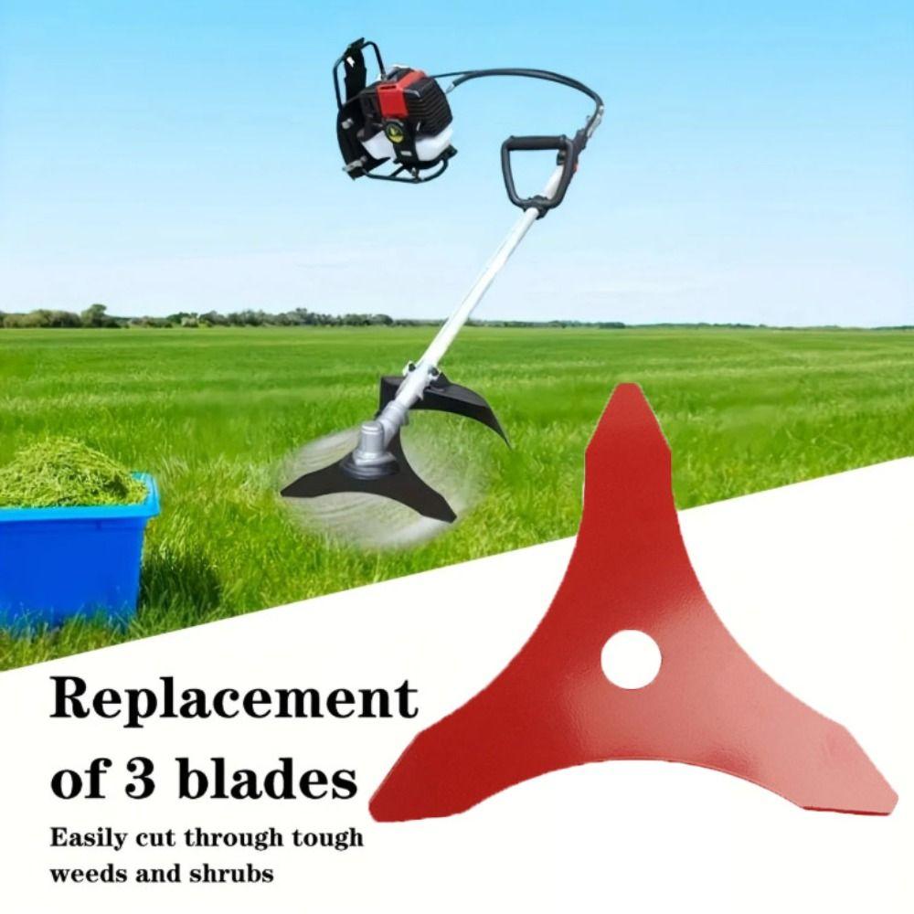 3 Tooth Design Brush Cutter Cutting Plate Grass Cutter Lawn Mower Cutter  Grass Trimming