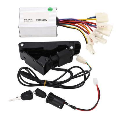 24V 250W Brushed Controller and Pedal Accelerator Assembly Electric Tricycle Conversion Kit for