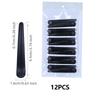 12Pcs Plastic Edge Clip Hairpin Accessories Plus Size Fish Beak Clip Hair and Duck Beak Clip Hairpin Hair Styling Tools