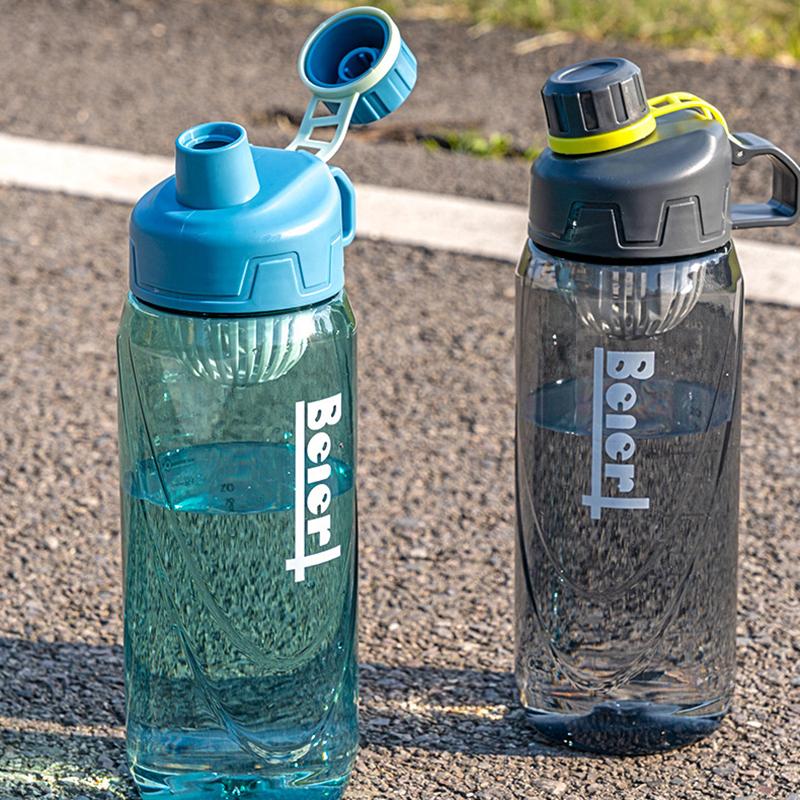 1000Ml Water Bottle Outdoor Sport Fitness Water Cup Straigh Drinking Water Bottles Student Portable Drink Cups