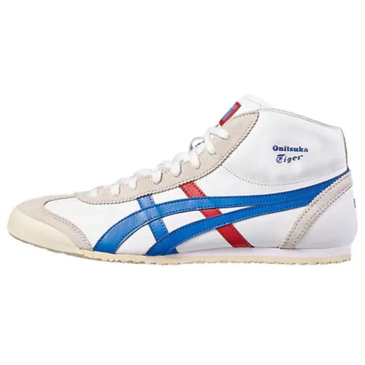Onitsuka Tiger Mexico Mid Runner 'White Blue Red' (Unisex) Casual Shoes DL409 0143