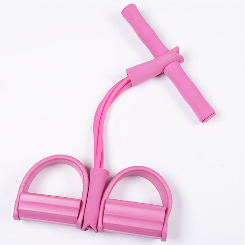 Fitness Gum 4 Tube Resistance Bands Latex Pedal Exerciser Sit-up Pull Rope Expander Elastic Bands Yoga Equipment Pilates Workout