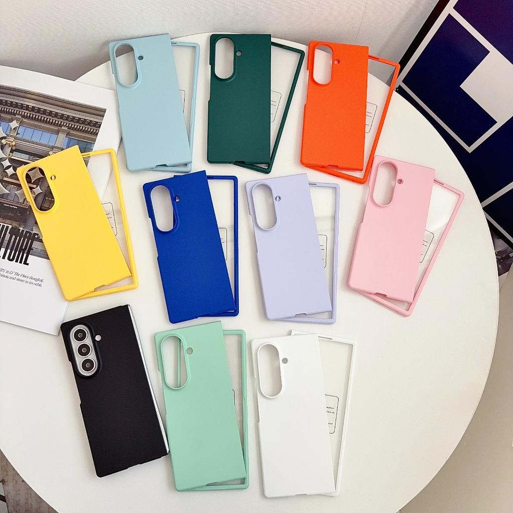 Skin Feel Frosted Matte Phone Case for Samsung Galaxy Z Fold 8 Ultra Z Fold7 6 5 ZFold8 ZFold7 Shell Membrane Shockproof Cover